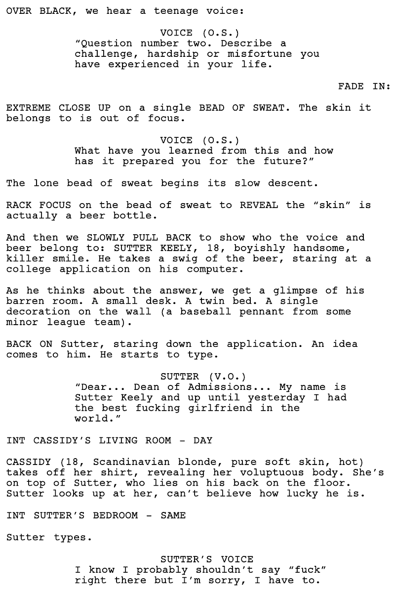 Page One: “The Spectacular Now” (2013)
