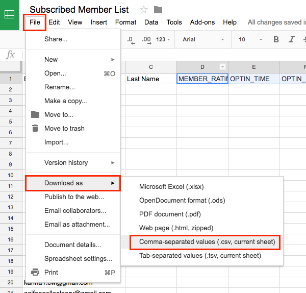 How To Import Contacts To Mailchimp Updated For Chimptutorials