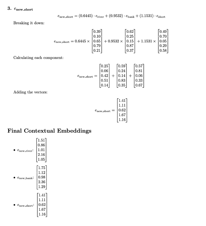 Complete Self-Attention calculation flow
