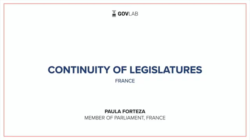 Continuity In Legislatures France