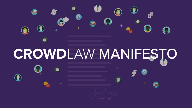 Crowdlaw Manifesto