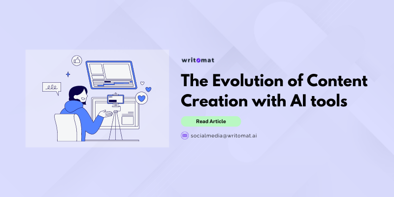 The evolution of content creation with AI tools