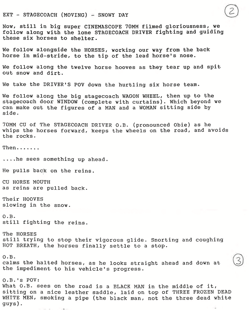 Page One: ‘The Hateful Eight’ (2015)