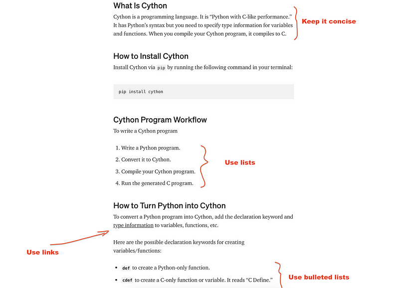 Medium post structure