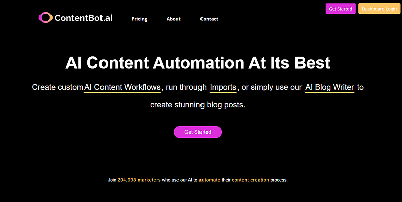 ai content creation agents by Content Bot