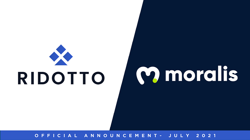 Ridotto Announcement: Moralis Partnership