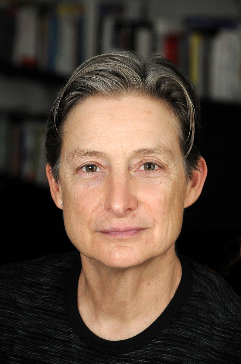 Foto tirada do Wikipedia, página de Judith Butler (2013).