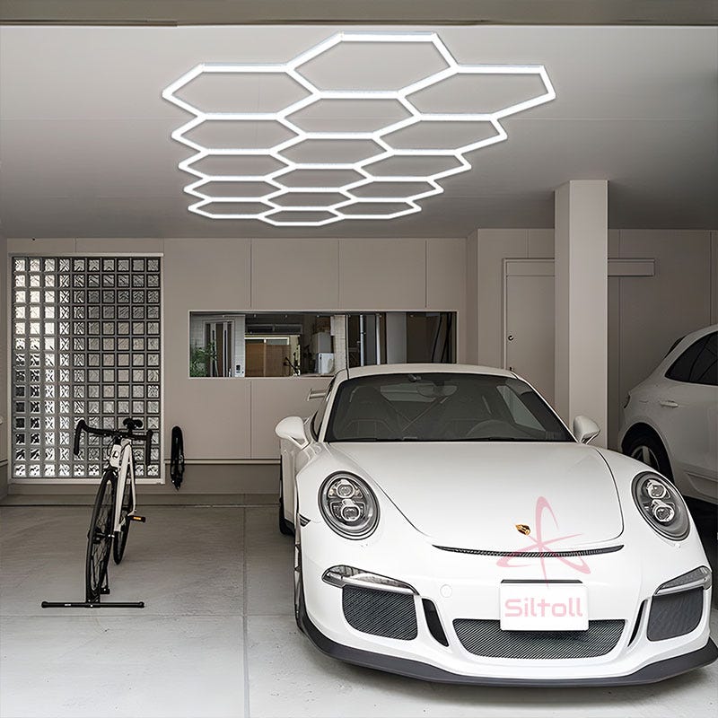 hexagon LED garage lights