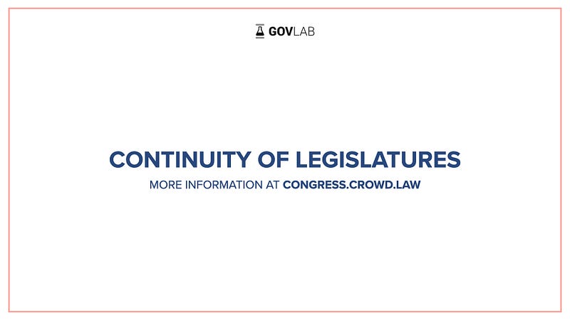 Continuity In Legislatures Amid Covid 19 An Updated Snapshot