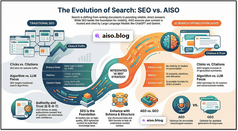 seo vs aiso: evolution of search