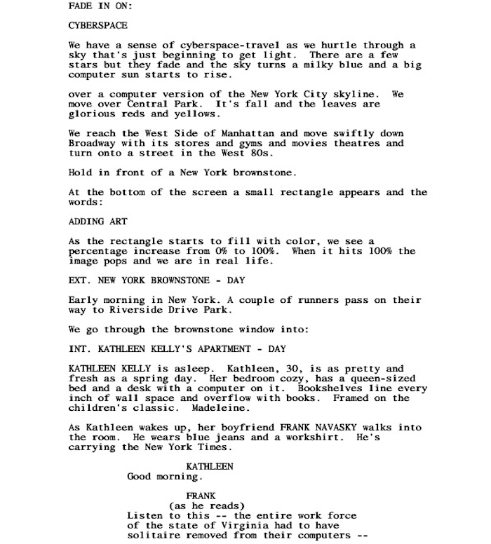 Page One: “You’ve Got Mail” (1998)
