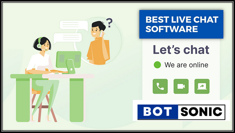 best live chat software for sales and support at Bot Sonic