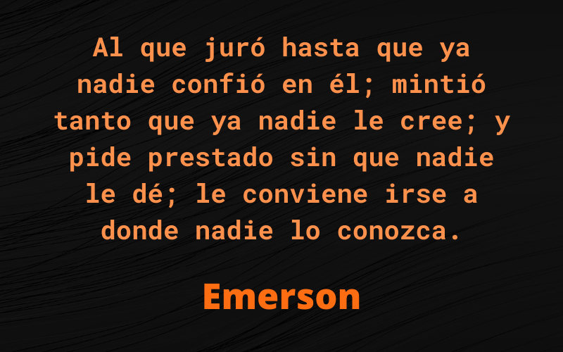 Frases de Mentiras — Emerson