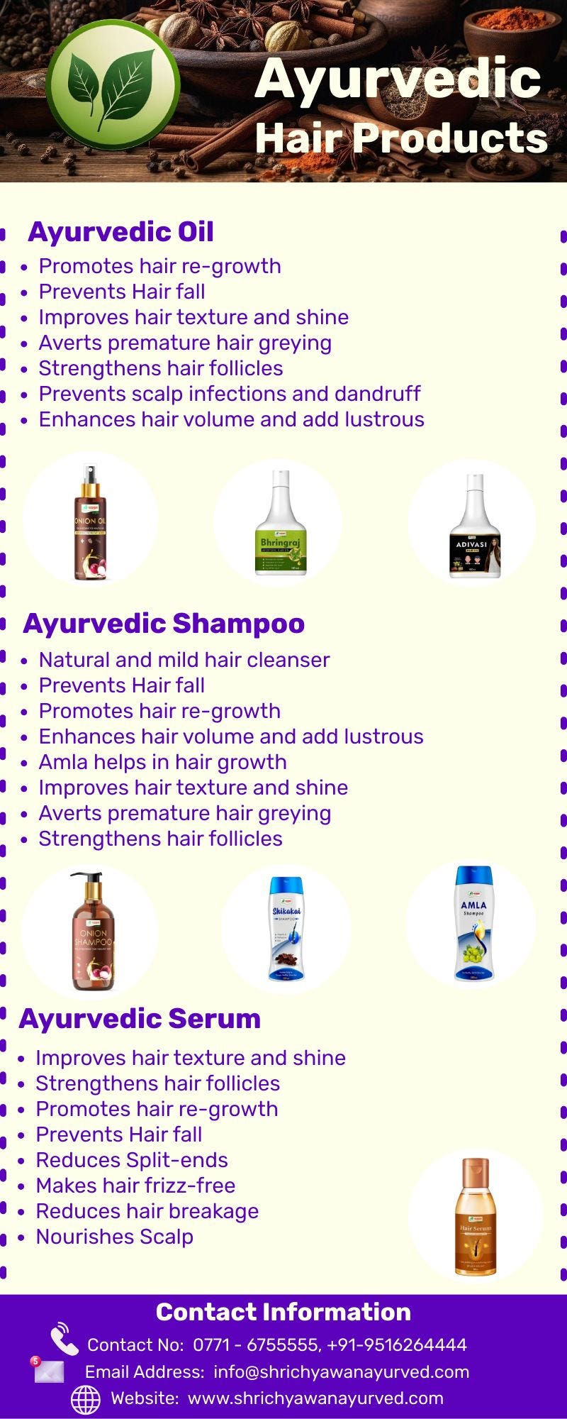 Ayurvedic Hair Growth, Ayurvedic Hair Products