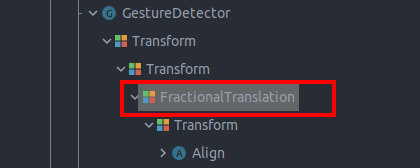 FractionalTranslation moving a card to the bottom