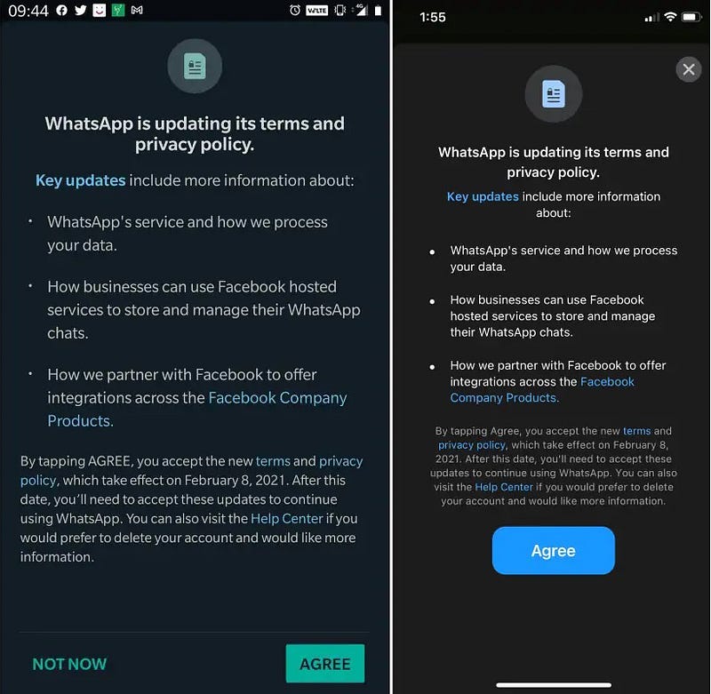 WhatsApp Privacy Policy Changes and Solutions