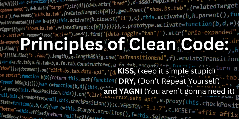 The DRY, KISS, and YAGNI Principles in .NET