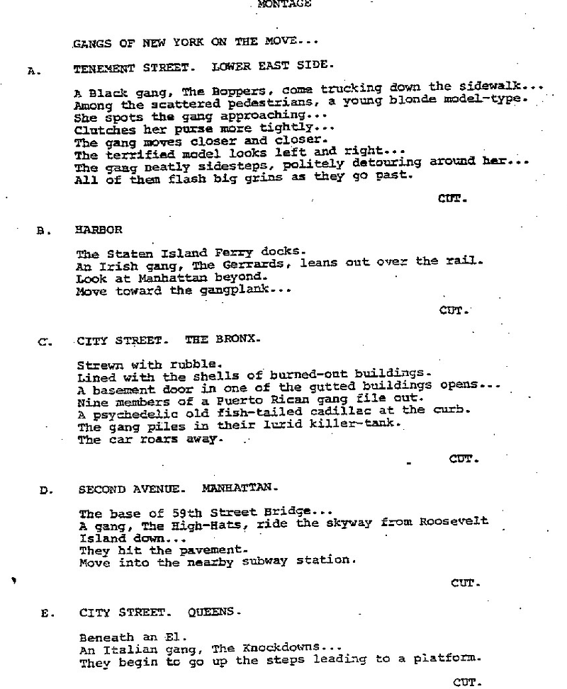 Page One: “The Warriors” (1979)