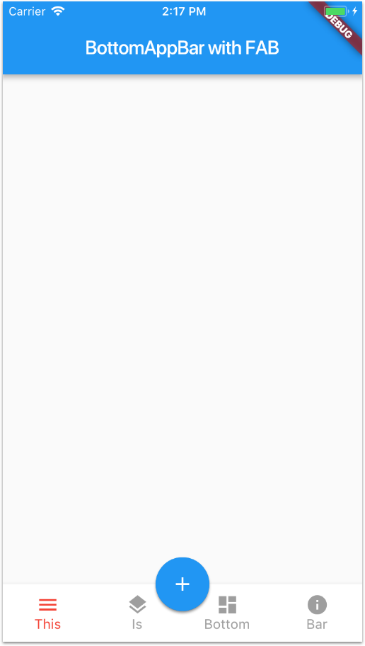 Flutter: реализация BottomAppBar с FAB Flutter: реализация BottomAppBar с FAB