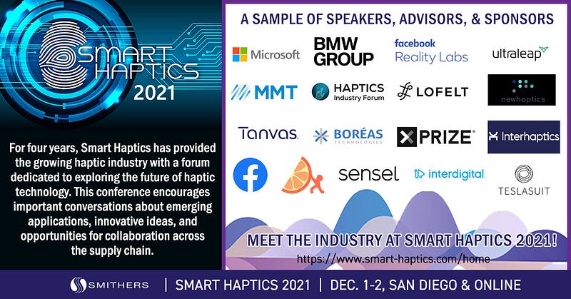 Smart Haptics 2021 speakers