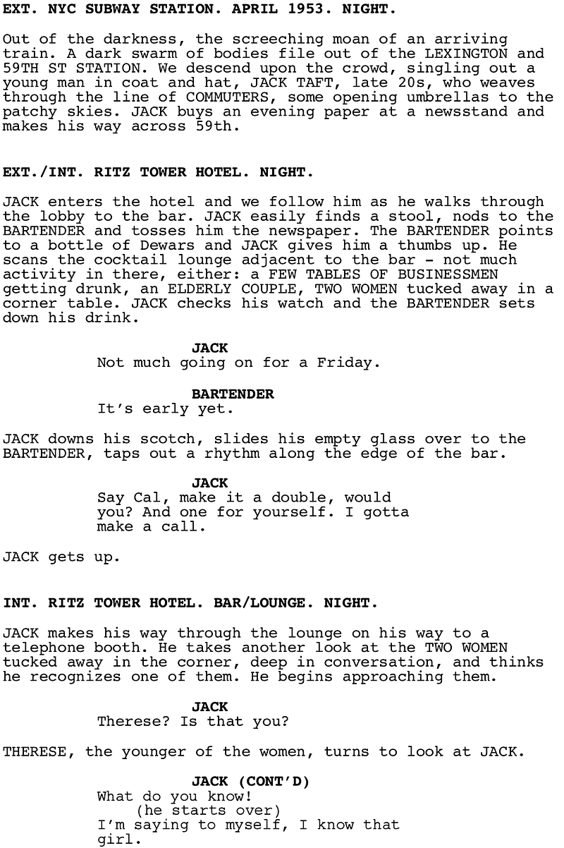 Page One: ‘Carol’ (2015)