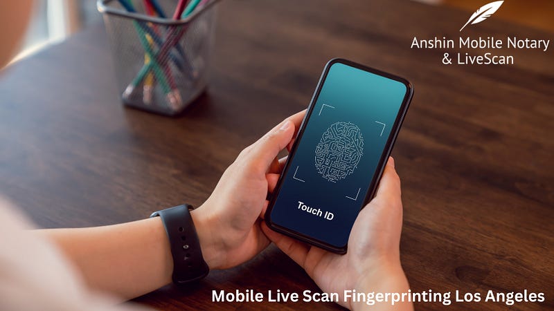 Mobile Live Scan Fingerprinting Los Angeles