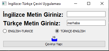 Python Pyqt5 Ile Ceviri Uygulamasi Yapimi