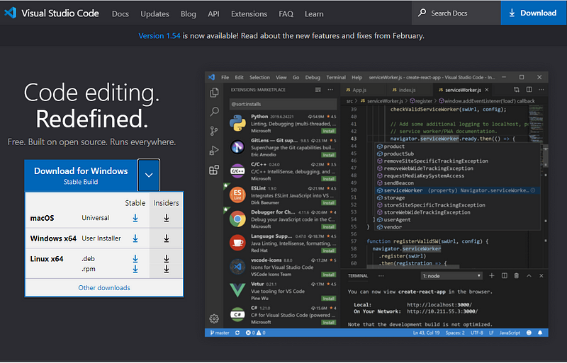 Download Visual Studio Code