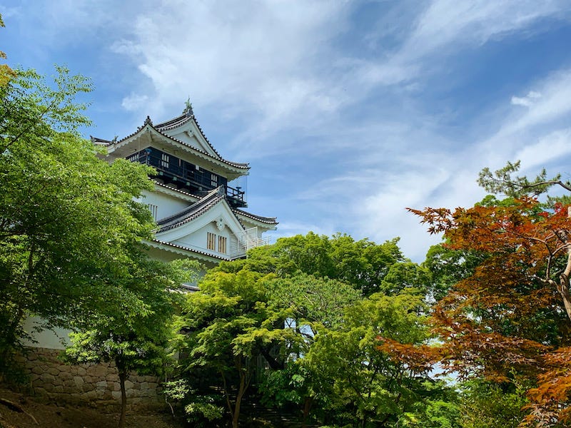 Okazaki Castle, the birthplace of Tokugawa Ieyasu, in Aichi Prefecture