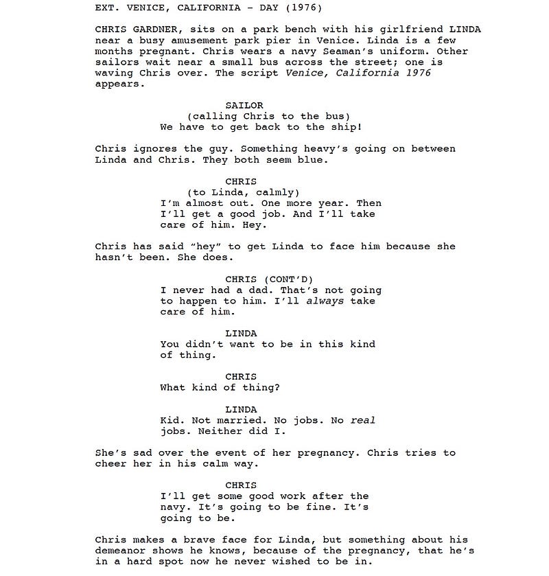 Page One: “The Pursuit of Happyness” (2006)