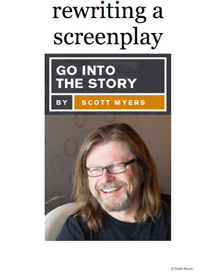 Rewriting a Screenplay