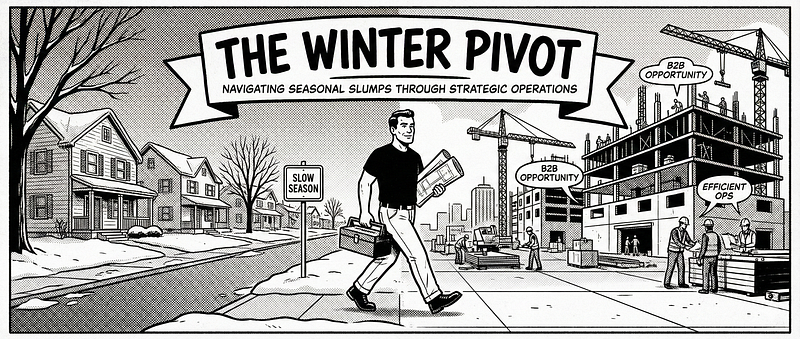 The Winter Pivot: How Service Businesses Can Navigate Seasonal Slumps Through Strategic Operations