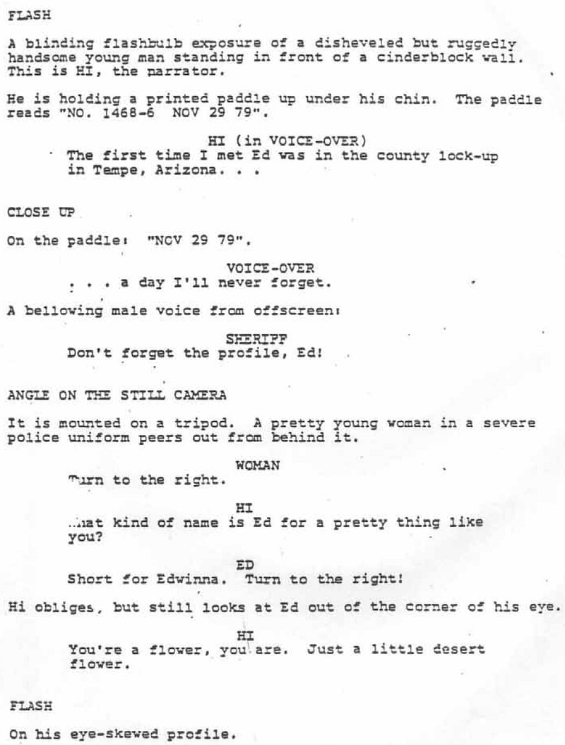 Page One: “Raising Arizona” (1987)