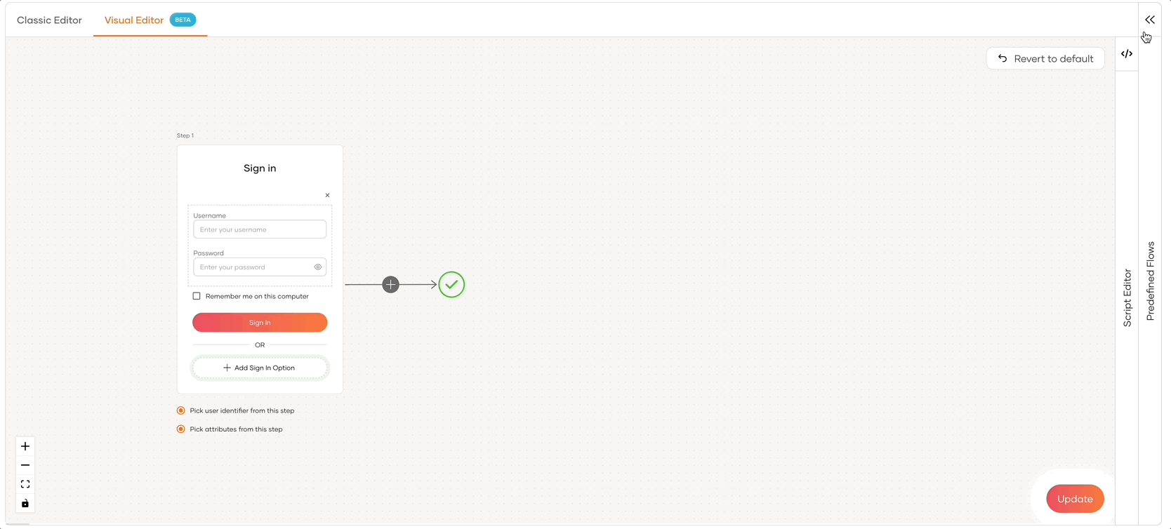 Using Predefined Flows