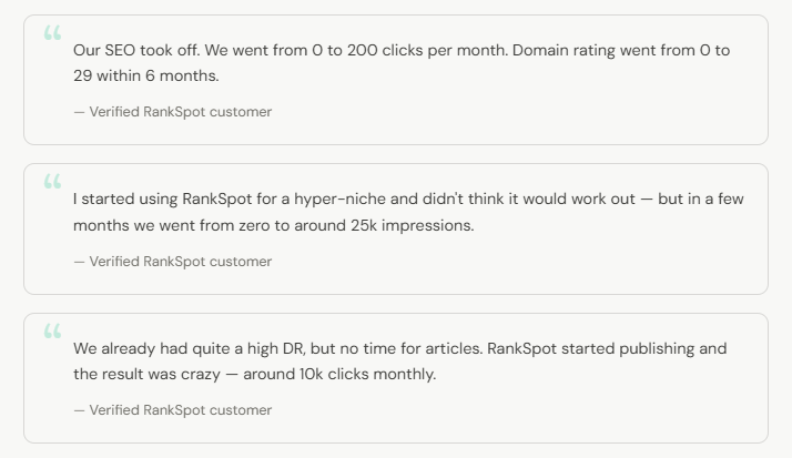 Rankspot AI reviews