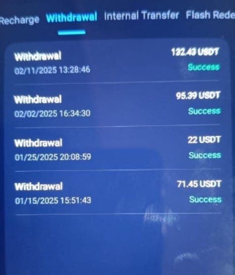 space Ai investment bot withdrawl proof