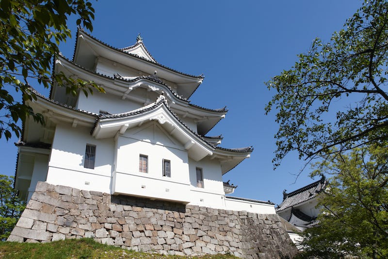 The keep of Iga-Ueno’s Ueno Castle in Mie Prefecture