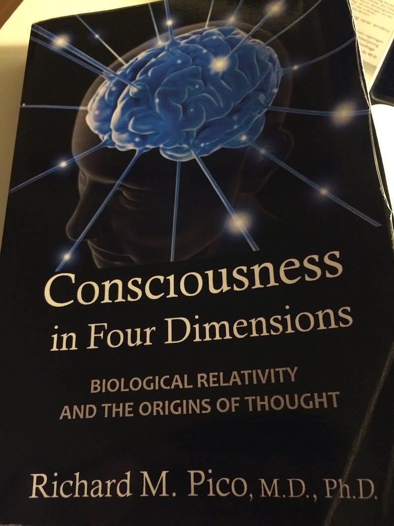 Consciência em quatro dimensões é um livro de Richard M. Pico que aplica a teoria da relatividade nos processos biológicos. Foto: Alexandre Magno — Copenhagen, 2016