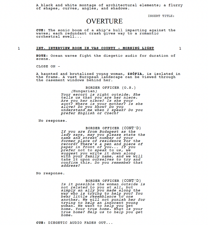 Page One: “The Brutalist” (2024)