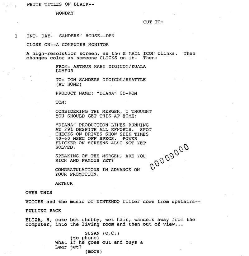 Page One: “Disclosure” (1994)