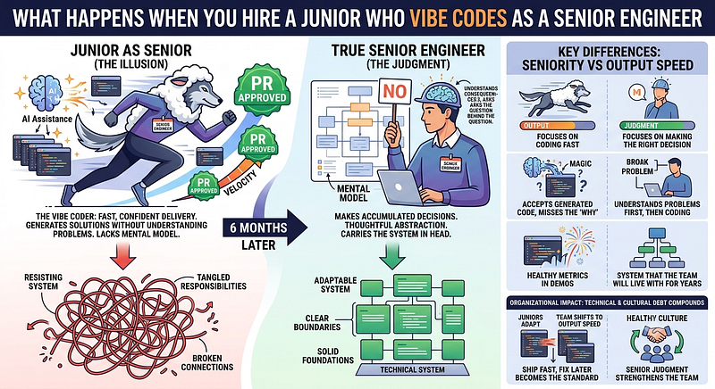 What Happens When You Hire a Junior Who Vibe Codes as a Senior Engineer