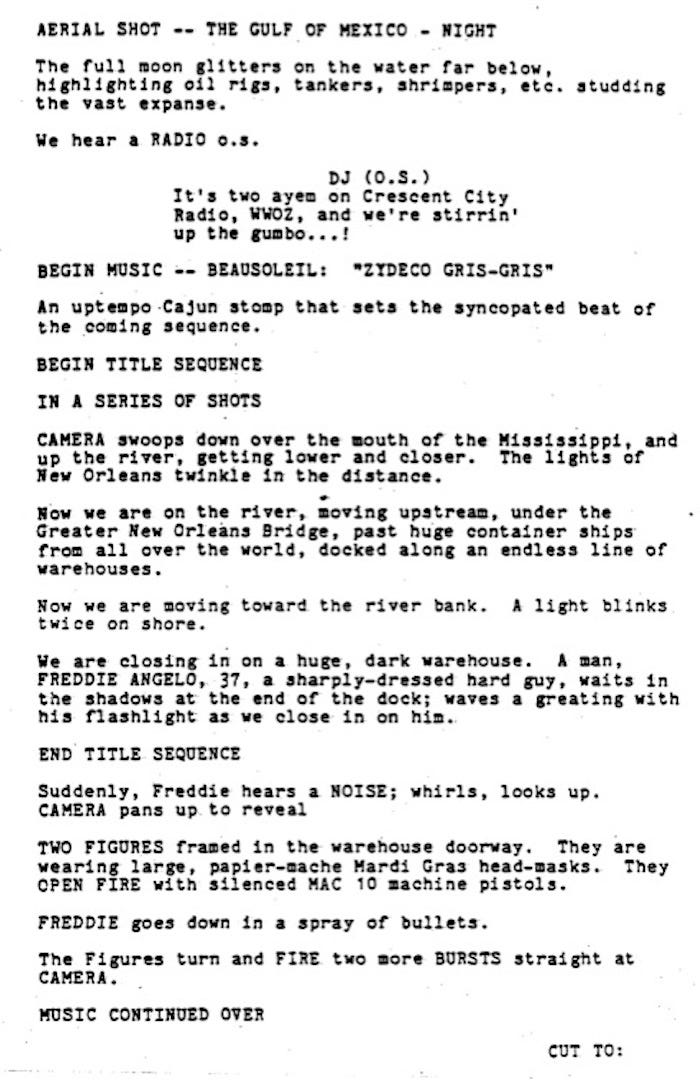 Page One: “The Big Easy” (1986)