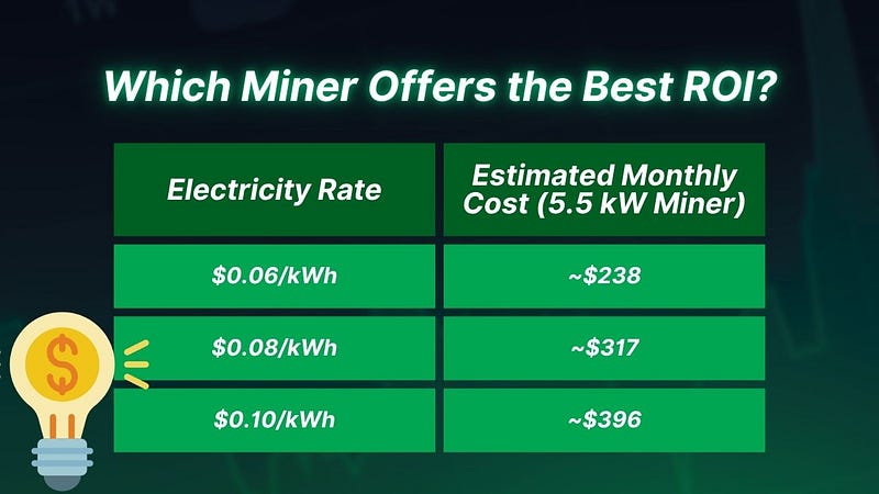 Which Miner Offers the Best ROI?