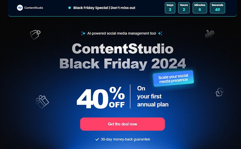 content studio black friday deal 2024