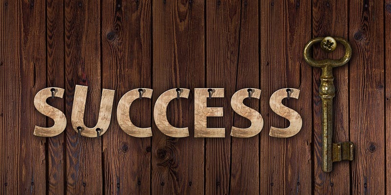 Success key.