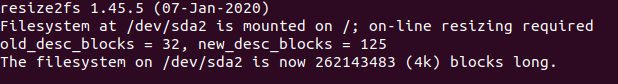 Increase hard disk of linux os , stressful working