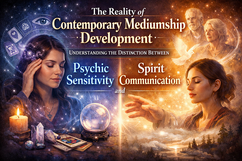 The Reality of Contemporary Mediumship Development: Understanding the Distinction Between Psychic…