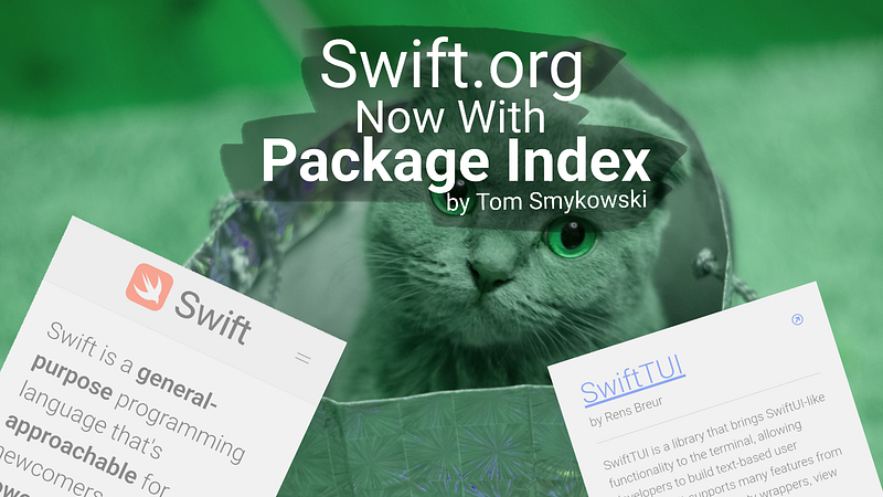 🐦 Swift.org Now With A Community Package Index
