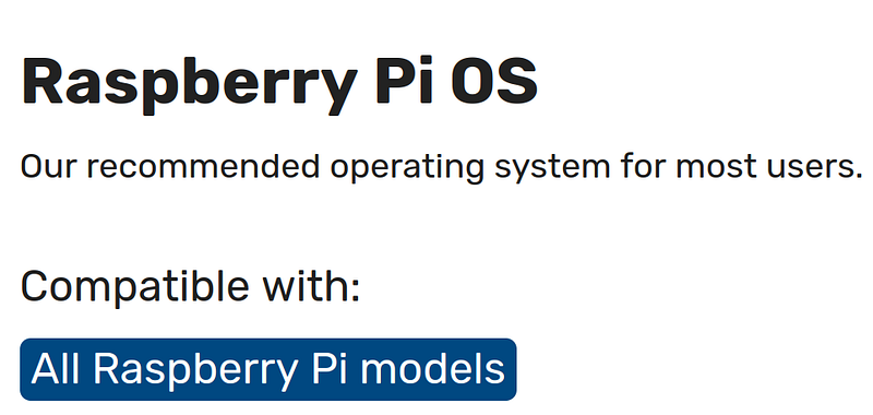 RPI recommends 32-bit OS