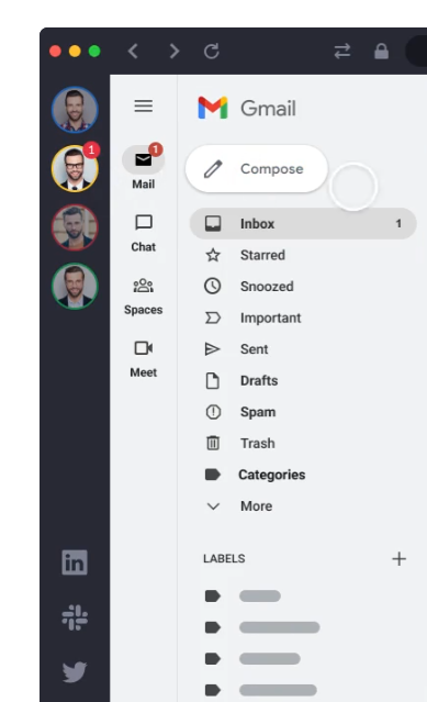 A view of Shift’s connected apps